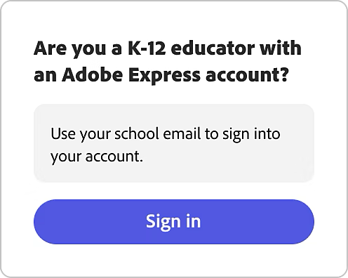 https://www.adobe.com/education/express/#susi-light-1| Offre Adobe Express K-12