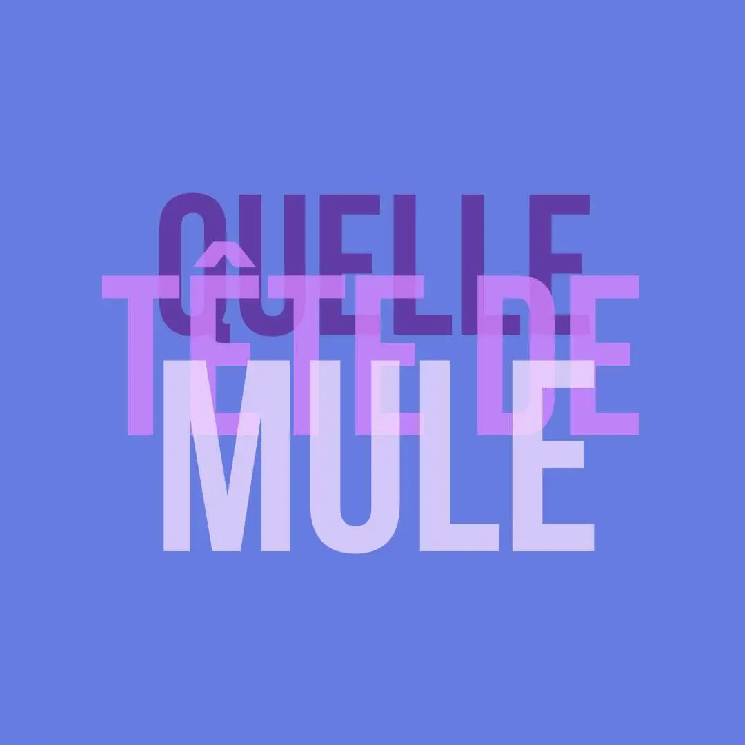 Purple Gradient Type Tête De Mule Instagram Square