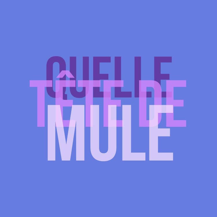 Purple Gradient Type Tête De Mule Instagram Square