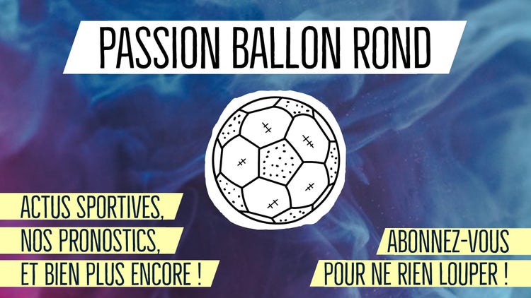 Blue and White Football News Youtube Channel Banner