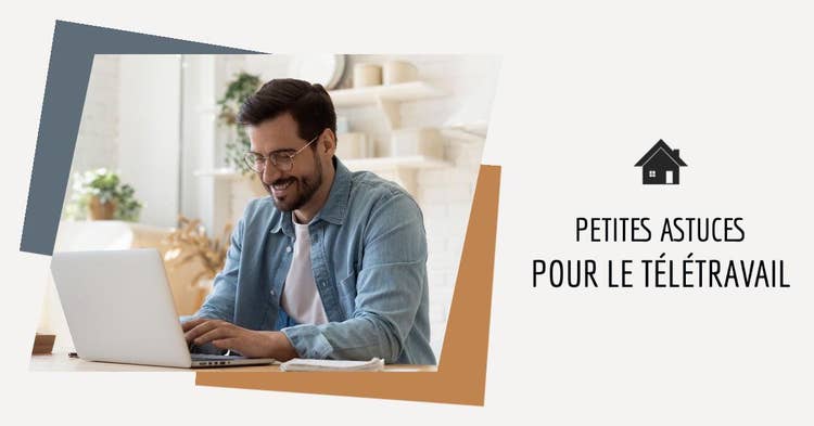 Blue & Orange Great Tips for Remote Work LinkedIn Post