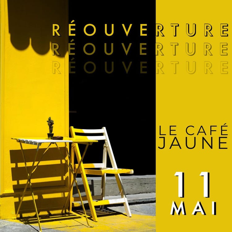 Le Cafe Jaune Instagram square
