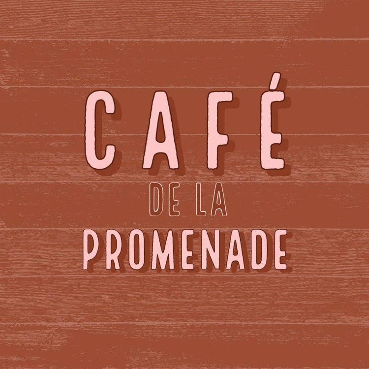 Brown and Pink Wooden Coffee shop Logo