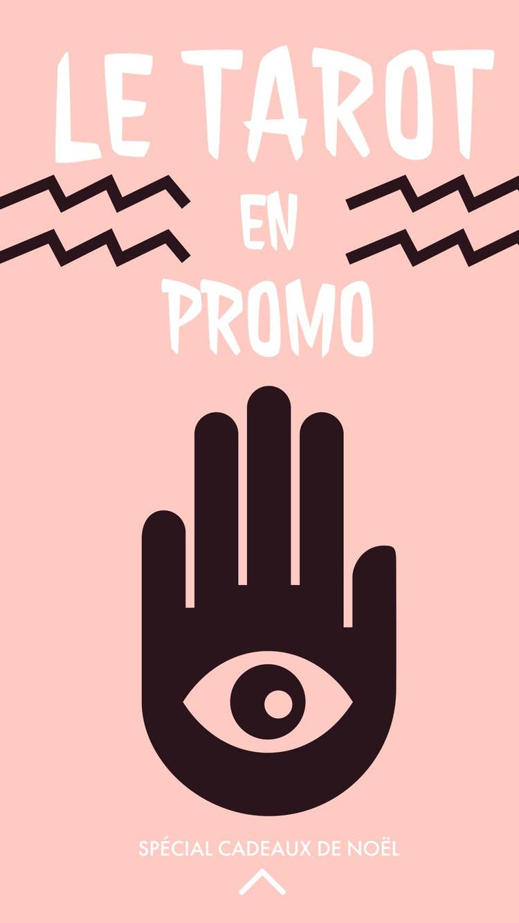 Pink Tarot Palm Instagram Story