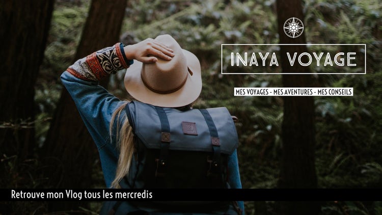 White Travel Vlogger YouTube Channel Art