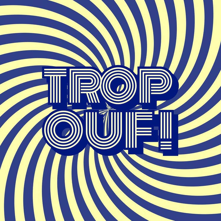 Yellow Lines Trop Ouf Instagram Square