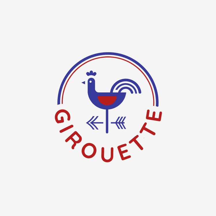 Red And Blue Weathercock Logo