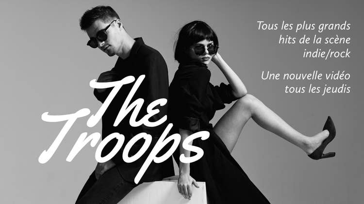 Black and White Couple Indie Rock Youtube Channel Art