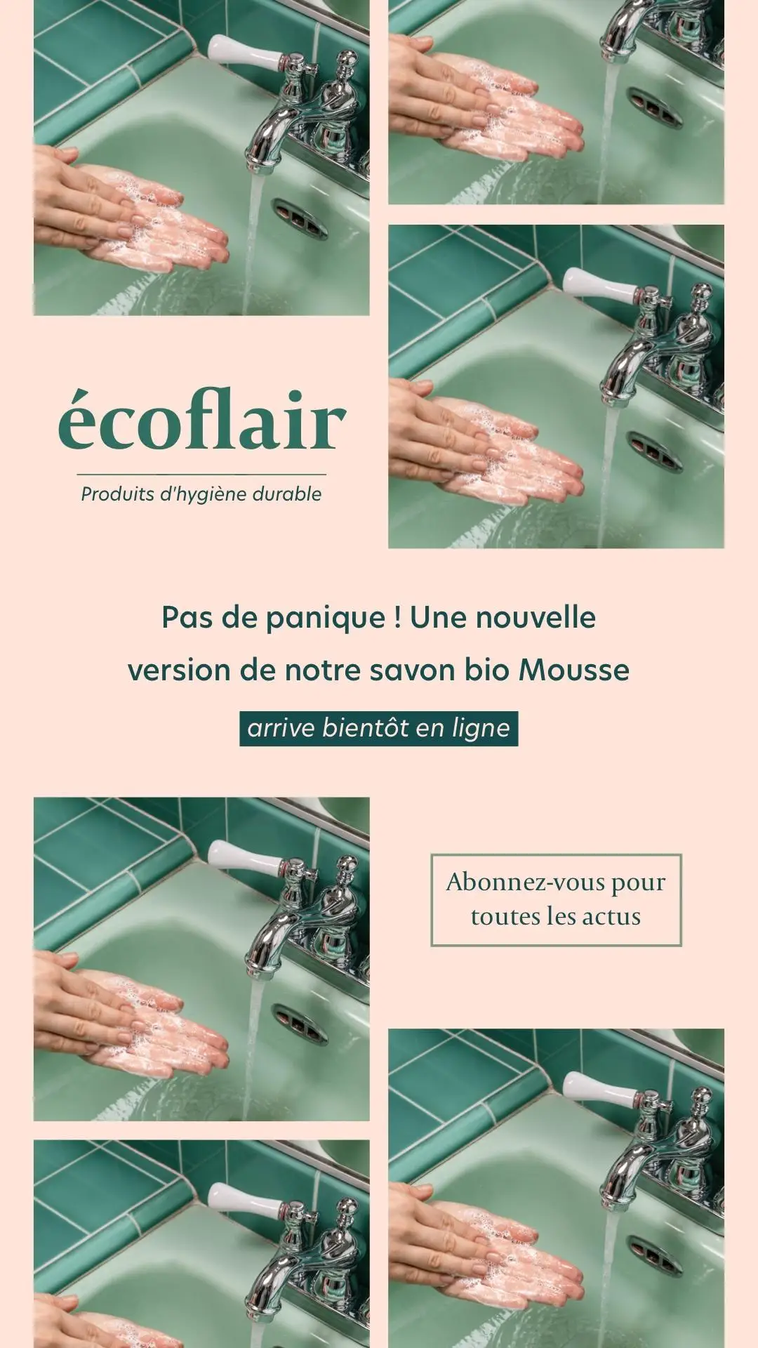 Pink Green Ecoflair Hygiene Products Instagram Story 