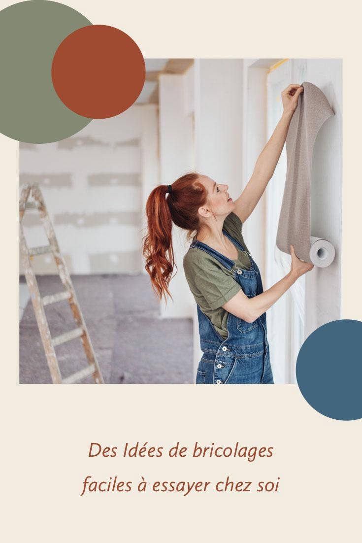 Beige and colorfull circles DIY Pinterest Pin