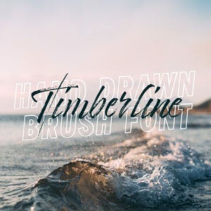 Pink Sea Brush Font Logo Brand Square Graphic 32 Cool Calligraphy & Script Fonts