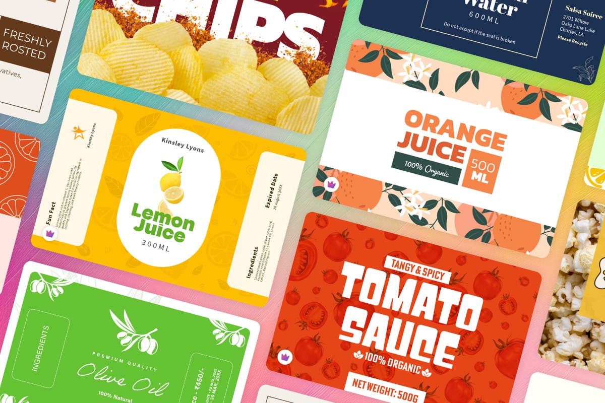 Comment concevoir des étiquettes de packaging produit | Adobe Express