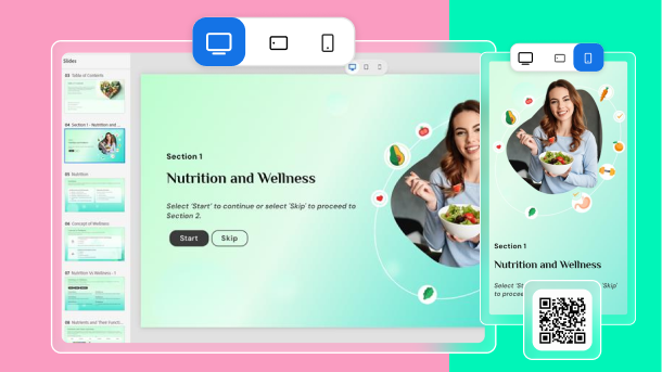 aperçu dynamique sur les appareils