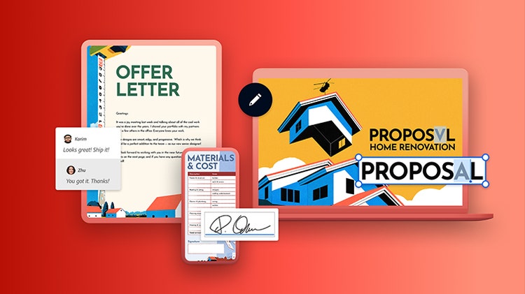 Modifiez et signez des documents où que vous soyez, et recueillez facilement des signatures électroniques.