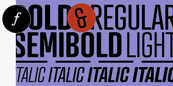 Design typographique comportant trois lignes de texte en gras et en italique