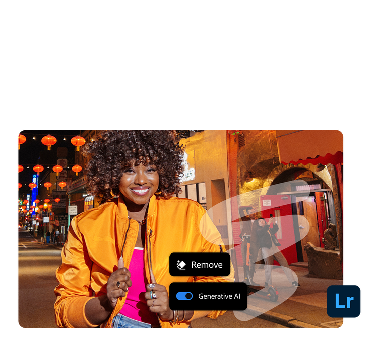 Generative AI is now in Lightroom.