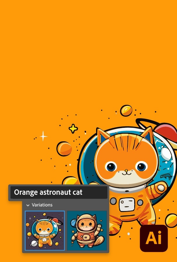 Adobe Illustrator, powered by Firefly.