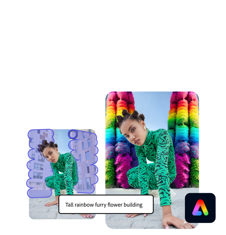 Adobe Express, powered by Firefly.