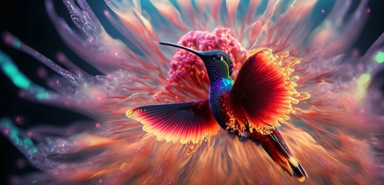 Gezerigó mesterséges intelligenciával generált képe