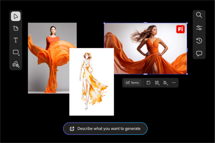 Mood board with fashion images.