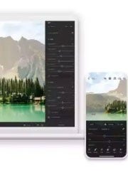 Lightroom di laptop dan ponsel