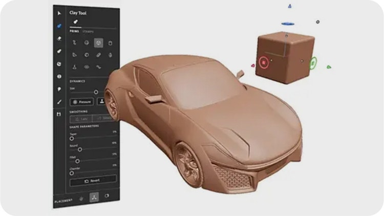 Buat model permukaan keras yang kompleks.