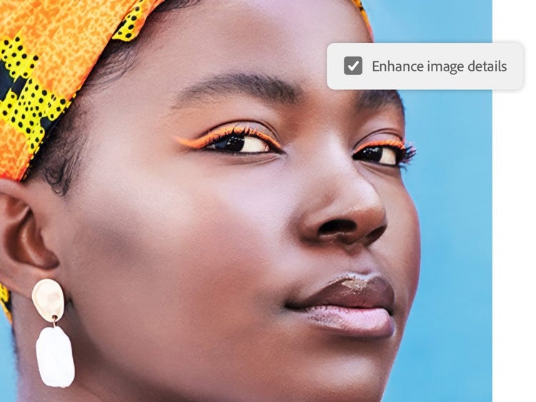 Upscale picture with AI to enhance