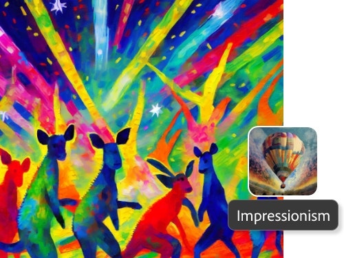 Firefly generated Dogs in Impressionism style