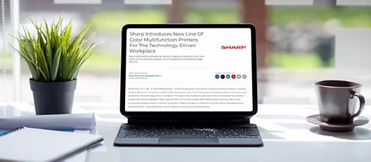 Sharp Introduces New Line Of Color Multifunction Printers For The Technology-Driven Workplace…