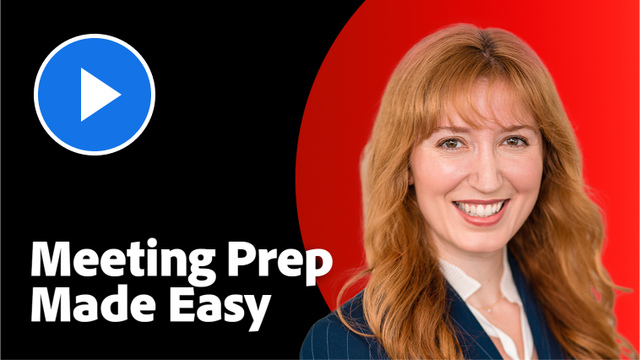 Meeting Prep Made Easy