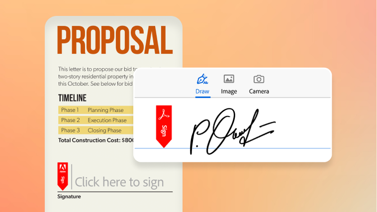 A digital workspace showcases a sleek contract on devices, emphasizing ease and efficiency in signing documents on the go.