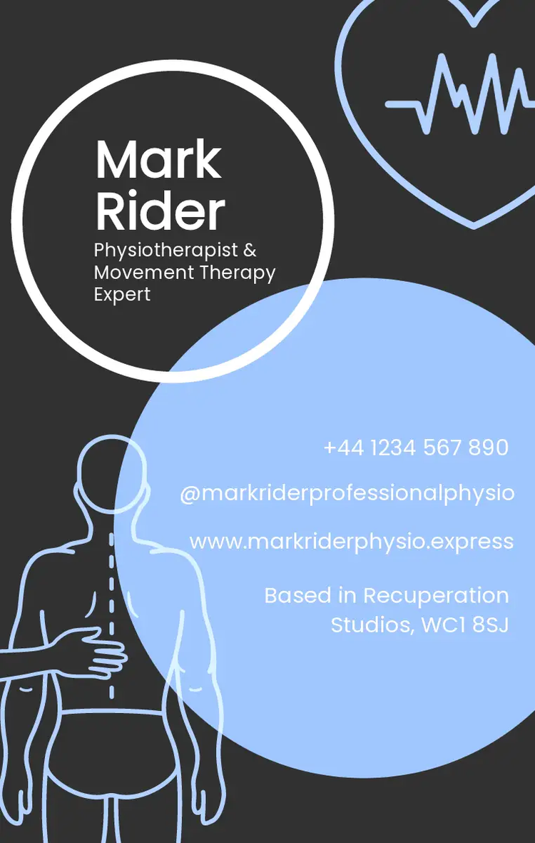 Free Online Vertical Business Card Maker Adobe Express India