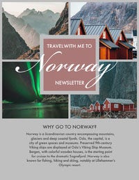 Norway Travel and Tourism Newsletter with Collage Newsletter Examples
