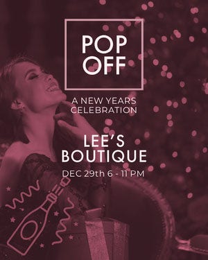 Violet and White Boutique Promotion Happy New Year