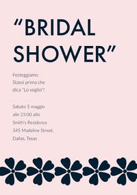 “BRIDAL <BR>SHOWER” Wedding
