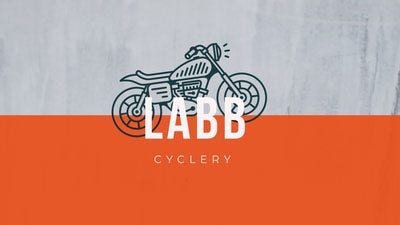 Grey and Orange Labb Cover Logo Ideas
