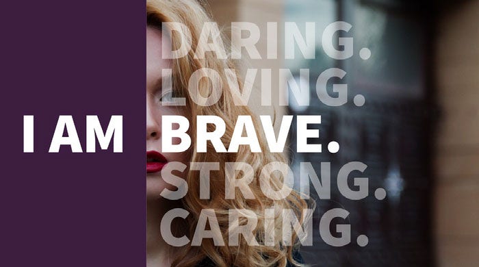 Purple and Cold Toned Inspiration Catchphrase Facebook Banner Banner Ideas