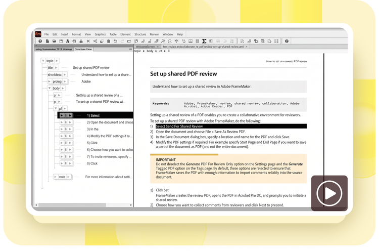 https://main--cc--adobecom.aem.page/cc-shared/fragments/modals/framemaker/framemaker/instantaneous-switching-between-views#Instantaneous-switching-between-views | Instantaneous switching between views