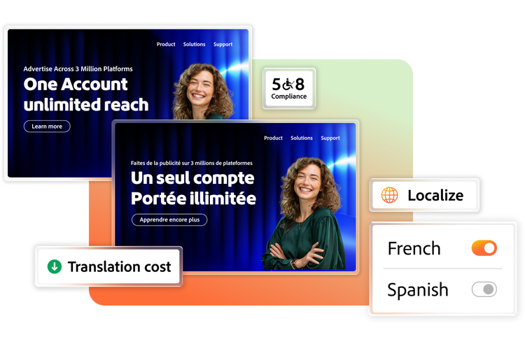 Reach global audiences