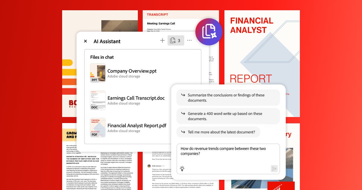 Sintesi IA per appunti e riassunti delle riunioni | Adobe Acrobat