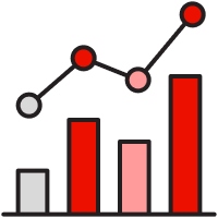 Grafici a barre e a linee illustrano come le tabelle con dati formattati possano essere estratte dai PDF e salvate in TXT.