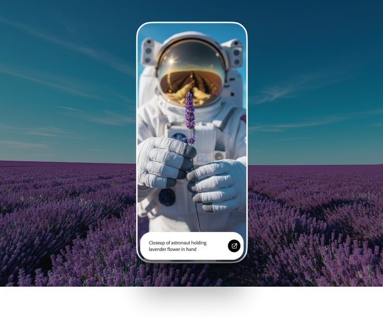 Schermata dell'interfaccia di un'app di IA generativa che crea contenuti personalizzati con strumenti di IA avanzati