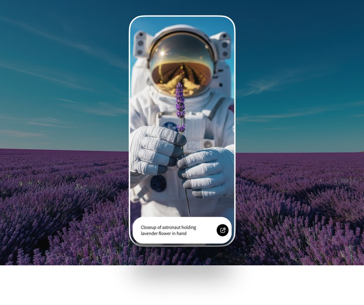 Schermata dell'interfaccia di un'app di IA generativa che crea contenuti personalizzati con strumenti di IA avanzati