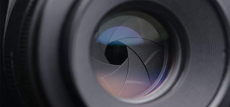 Particolare del diaframma di una macchina fotografica