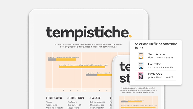 Converti vari tipi di file.