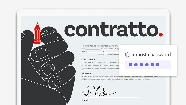 Metti al sicuro i documenti.