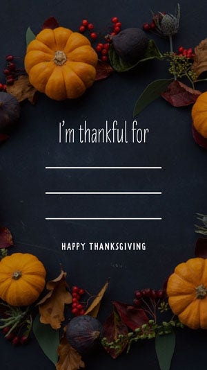 Pumpkin Happy thanksgiving Instagram Story Happy Thanksgiving Card Messages