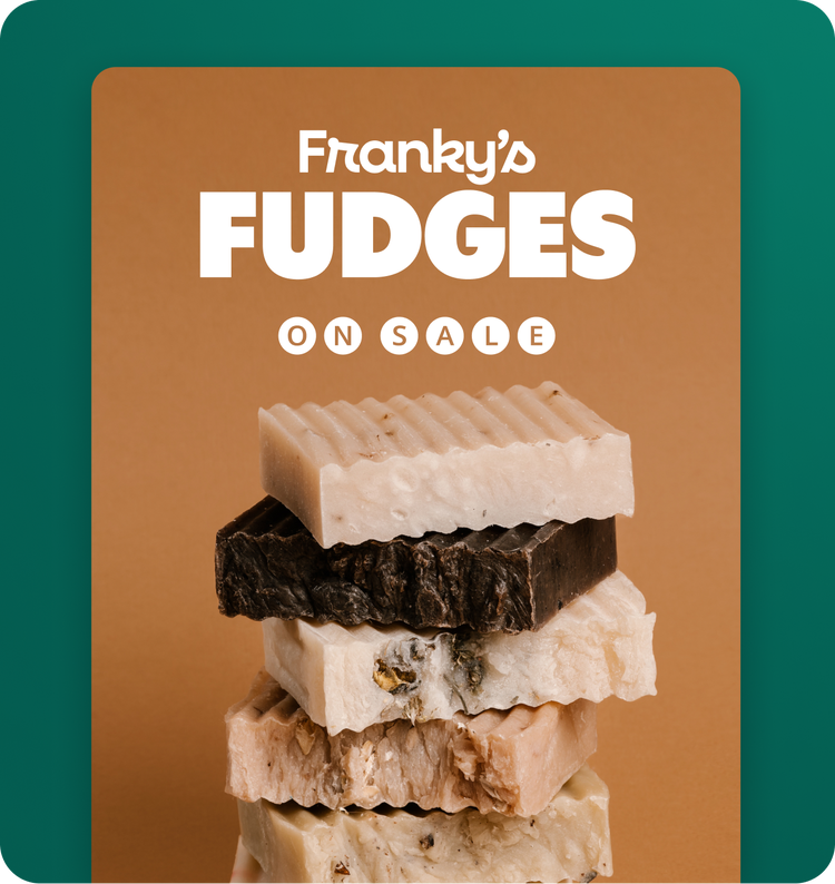 Stylized Unicode text used in an ad
