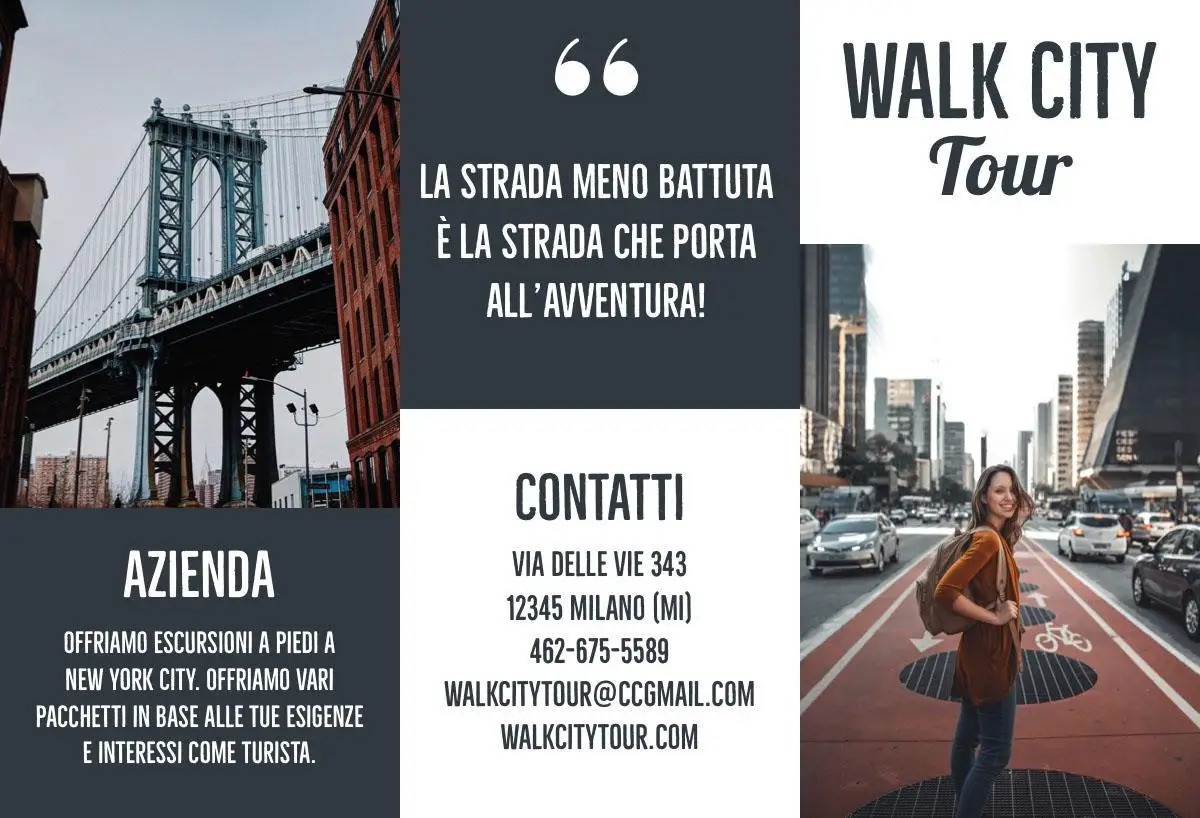 New York walking tours travel brochures 