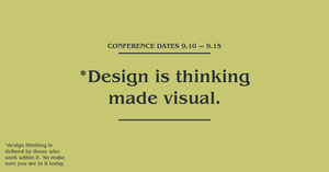 Green Design Conference Facebook Post Graphic 50 caratteri moderni 